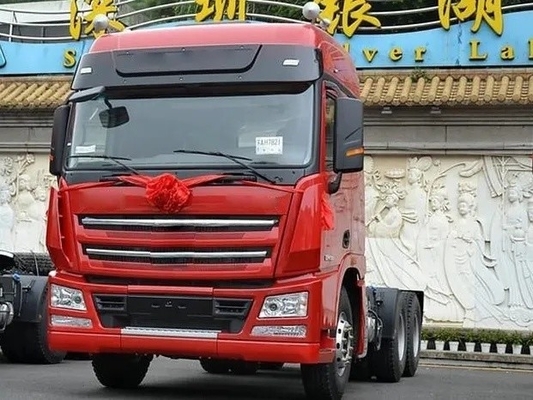 6X4 Head 340HP 40ton 110km/H Trucks de trator pesados usados em Euro 2 com janela manual