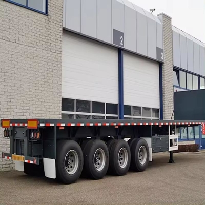 60 a 80 a 100 toneladas Lowboy 4 quatro eixos de cama baixa