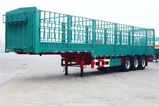 Serviço pós-venda 1 ano Hot 3 Axle Barn Semi Trailer Fence Trailer Custom Length
