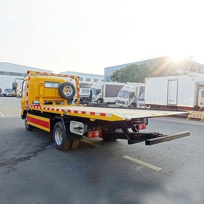 3 toneladas de carga leve I-Suzu Kv100 4X2 Slide Flat Bed Recuperação Remolque para Kyrgyzstan