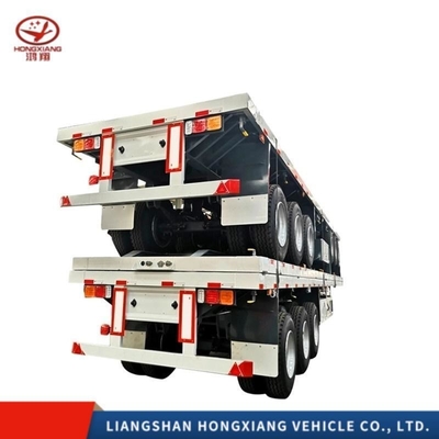 Medium Duty Low 40feet 3 Axle Skeleton/Skeletal Semi Trailer para transporte suave