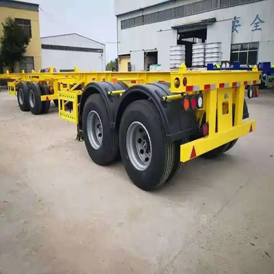 Chassi de tipo contentor de múltiplos enlaces, semi-reboque esqueleto para transporte seguro e suave