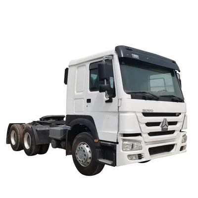 Suspensão aerodinâmica Assento do condutor Sinotruk HOWO A7 Tractor Truck 6X4 371HP GCC Certified Pneus