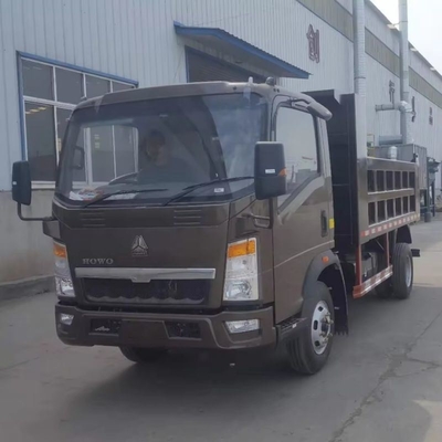 Usado 371HP Sinotruck Dump Truck Truck Pesado Desenho de pneu sem tubo 8 * 4 Direção à esquerda