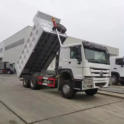 Potência &gt; 450 cv Caminhão de despejo 6*4 Caminhão de descarga Direção esquerda Caminhões de despejo de segunda mão