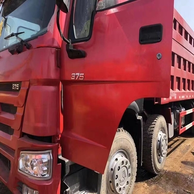 Caminhão de despejo de segmento usado e Sino HOWO 8X4 12 Wheelers Mining Dump Truck para África