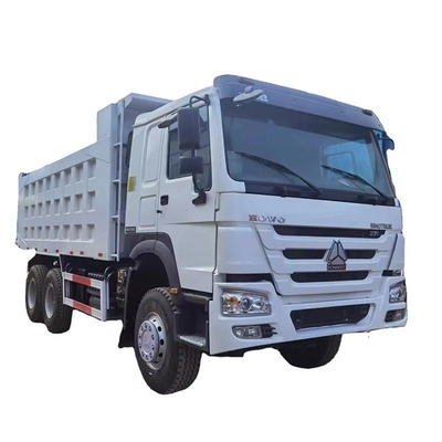 Desenho de pneu sem tubo Usado caminhão de descarga de mineração HOWO 375HP Direito 10 rodas 6X4