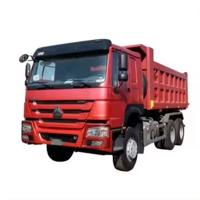 Sinotruck 6*4 371HP Caminhão de lixo branco usado com suspensão de ar do assento do condutor