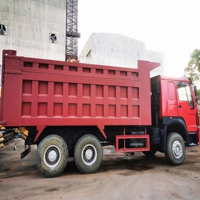 Caminhão de descarga HOWO usado com peso bruto do veículo 5001-10000 Kg e capacidade de 8,2 toneladas