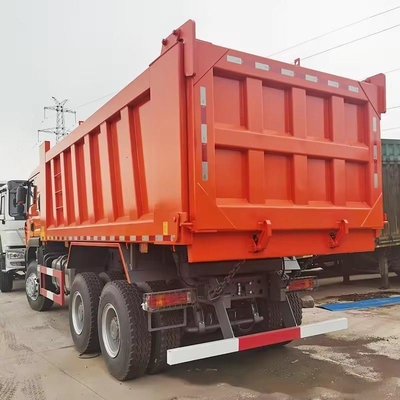 10.2tons Usado HOWO 371HP camião de descarga Direito Direito 8X2 camião para mineração 30 toneladas