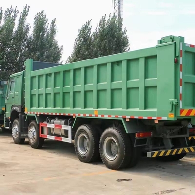 10.2tons Usado HOWO 371HP camião de descarga Direito Direito 8X2 camião para mineração 30 toneladas