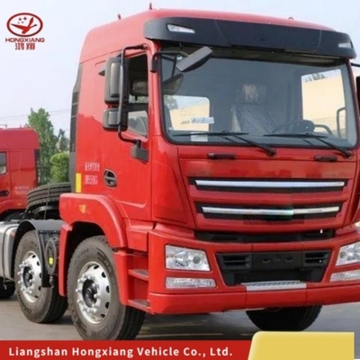 Desenho de pneus sem tubos de 400HP 6X4 caminhão-trator com capacidade de carga de 8,2 toneladas e motor de combustível