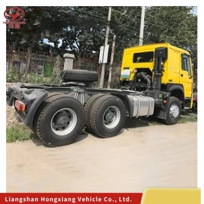 Desenho de pneus sem tubos de 400HP 6X4 caminhão-trator com capacidade de carga de 8,2 toneladas e motor de combustível