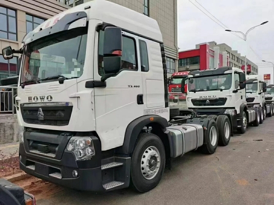 10 Pneus 6*4 HOWO 371HP 375HP Caminhão-trator para 5001-10000 kg de peso bruto do veículo