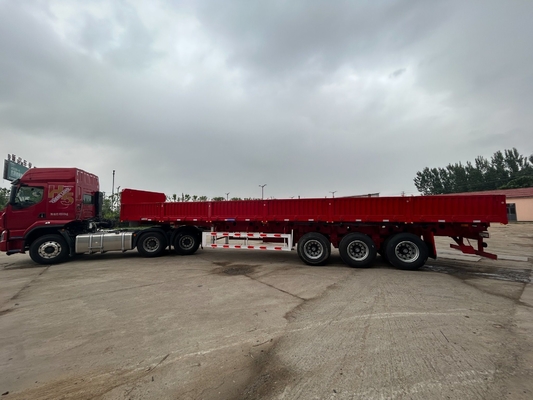 Sistema de travagem antibloqueio ABS 3 eixos Cama alta Auto-dumping/Tipping Semitrailer Venda