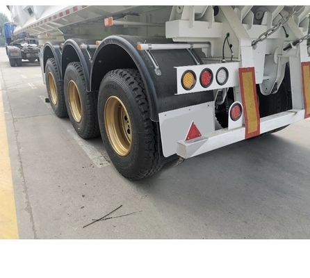Caminhão de descarga de tipo U de 3 eixos de 40 a 80 toneladas Semi-reboque com sistema de travagem antibloqueio ABS