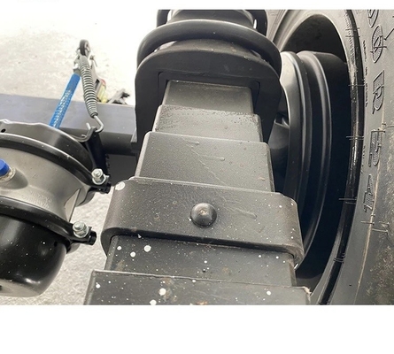 Caminhão de descarga de tipo U de 3 eixos de 40 a 80 toneladas Semi-reboque com sistema de travagem antibloqueio ABS