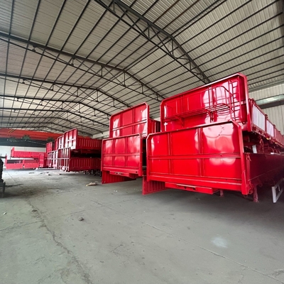 2/3/4 eixo Custom Dump Truck Trailer 40-100 toneladas para e 1 ano Serviço pós-venda