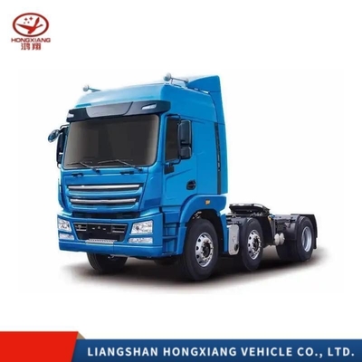 Suspensão aerodinâmica Assento do condutor 8,2tons HOWO 6X4 caminhão-trator com motor diesel 375HP
