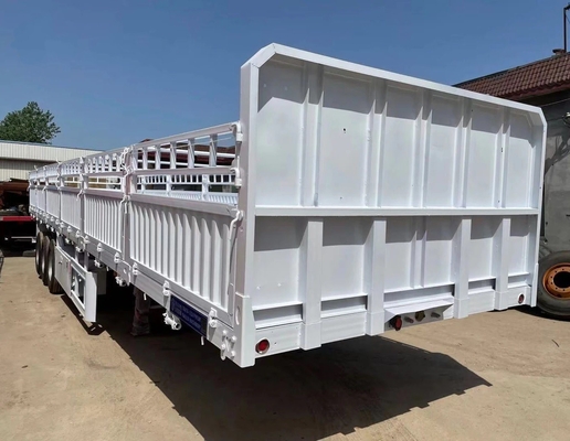 Trailers de carga ligeira 5,5 toneladas, de 3 a 4 eixos, semi-trailers de transporte de carga