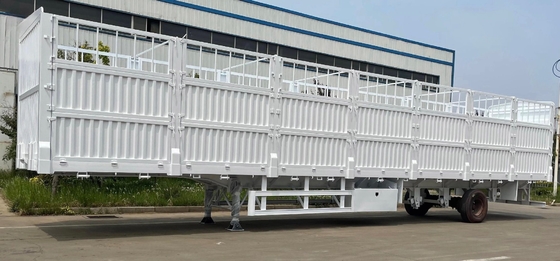 Trailers de carga ligeira 5,5 toneladas, de 3 a 4 eixos, semi-trailers de transporte de carga
