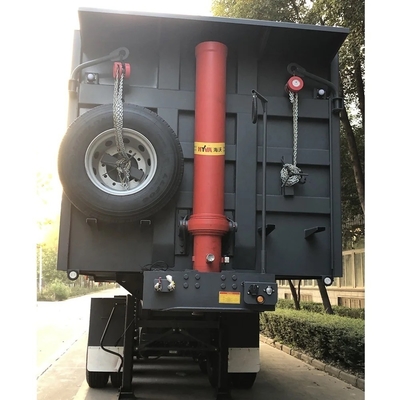 Automóvel de descarga automática de 6 eixos, reboque de descarga, caminhão de descarga, semi-reboque de transporte para cargas pesadas