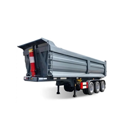Caminhão Trailers U Forma cilindro hidráulico traseiro final lateral de descarga de despejo de despejo caminhão para mineração de minério de areia de rocha