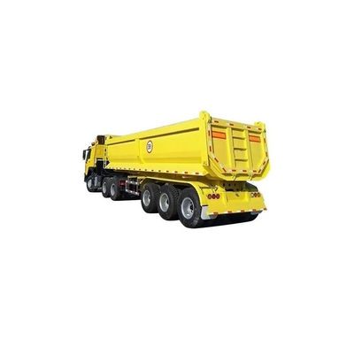25cbm 32cbm U-Formado End Rear Tipper Dumper Dump Semi Truck Trailer para trabalho pesado
