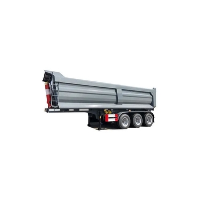 25cbm 32cbm U-Formado End Rear Tipper Dumper Dump Semi Truck Trailer para trabalho pesado