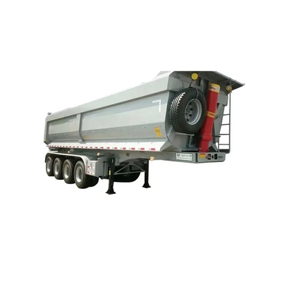 Reboque de 6 eixos Reboque de camião de transporte de semi-reboque com sistema de travagem antibloqueio ABS