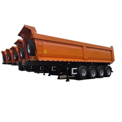 1820mm Reboque hidráulico traseiro 3 eixos Trailers de desvio