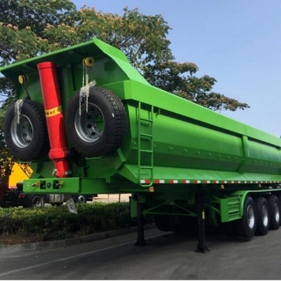 Personalização 3/4/5/6 eixos Van Box Tipping Semi Truck Trailer para transporte de carga