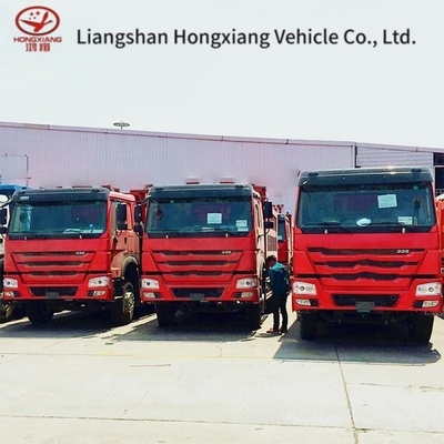 10 Pneus 6X4 375HP 371 HOWO Caminhão-trator com 1 ano de serviço pós-venda e assentos ≤5