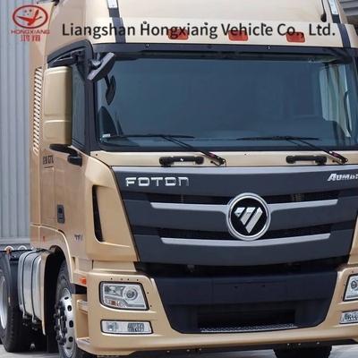 10 Pneus 6X4 375HP 371 HOWO Caminhão-trator com 1 ano de serviço pós-venda e assentos ≤5