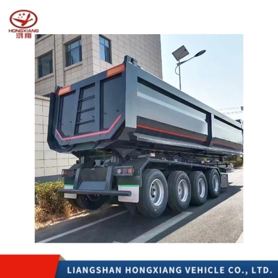 3 eixos 40 toneladas Sinotruk Mining Dumper Dump Tipper Semi Truck Trailer Grau de serviço leve