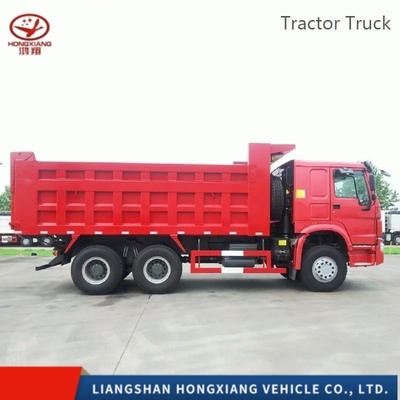Sinotruk HOWO 6X4 10 Wheeler Usado Prime Mover Tractor Head Truck com janela manual