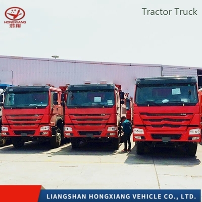 Melhor escolha 371HP 420HP 6X4 Heavy Duty HOWO Tractor Trucks Capacidade do motor &gt;8L
