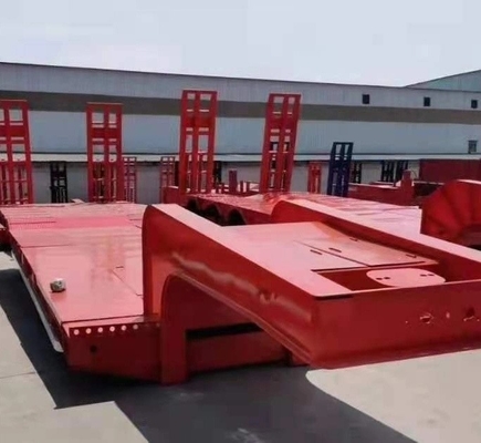 Tráiler de transporte de trator sob medida Semi-reboque 13500X3000X1550 mm 3 eixos 1 ano Serviço pós-venda