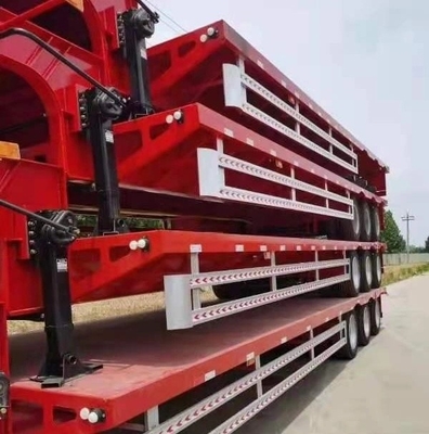Tráiler de transporte de trator sob medida Semi-reboque 13500X3000X1550 mm 3 eixos 1 ano Serviço pós-venda