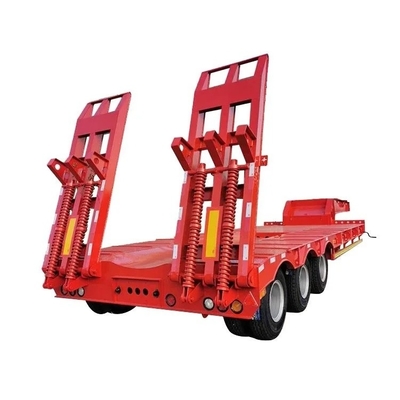 Tráiler de transporte de trator sob medida Semi-reboque 13500X3000X1550 mm 3 eixos 1 ano Serviço pós-venda