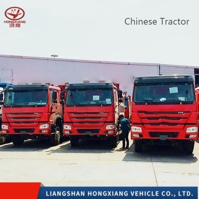 Capacidade de carga pesada 6X4 60 toneladas Rhd Sinotruk HOWO cabeça caminhão-trator com janela manual