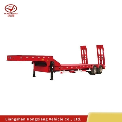 80 toneladas 100 toneladas 120 toneladas Reboque hidráulico com pescoço de ganso desmontável com piso baixo com pneus 12r22.5