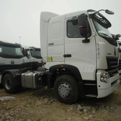 6*4 Roda motriz Sinotruk HOWO CNG camião tractor 10 cartuchos motor camião tractor usado