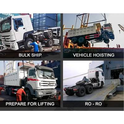 Segmento de caminhão pesado 6X4 60 toneladas Rhd Sinotruk HOWO Head Tractor Truck Manual Window