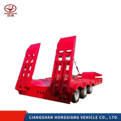 13500X3000X1550 mm 3 eixos Trailers de carga pesada de cama baixa Semi-trailers Melhor escolha