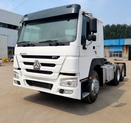 HOWO 6X4 371HP 375 cabeça de tractor de caminhão com capacidade de carga e desempenho de 8,2 toneladas