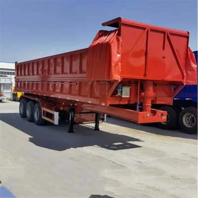 Feixe principal 500 mm Alturas Q345b Trailer de inclinação para 50T 60T 80T por as necessidades do cliente