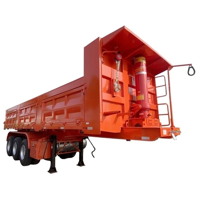 Feixe principal 500 mm Alturas Q345b Trailer de inclinação para 50T 60T 80T por as necessidades do cliente