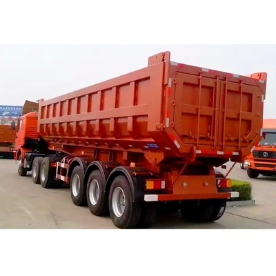 Feixe principal 500 mm Alturas Q345b Trailer de inclinação para 50T 60T 80T por as necessidades do cliente