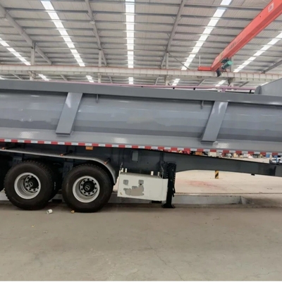 Transportes Máquinas pesadas 2023 3 eixos de desvio Semi-reboque 60 toneladas camião de descarga